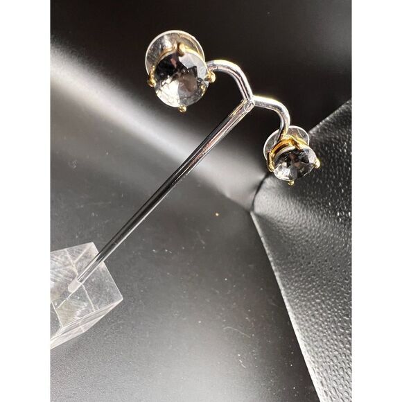 Kate Spade Grey Solitaire Earrings - Picture 2 of 5